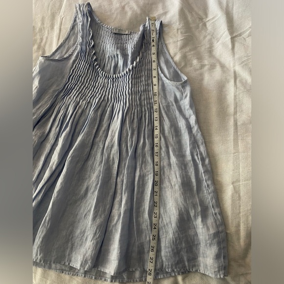 CP Shades Pia Linen Pintuck Top - Picture 7 of 9